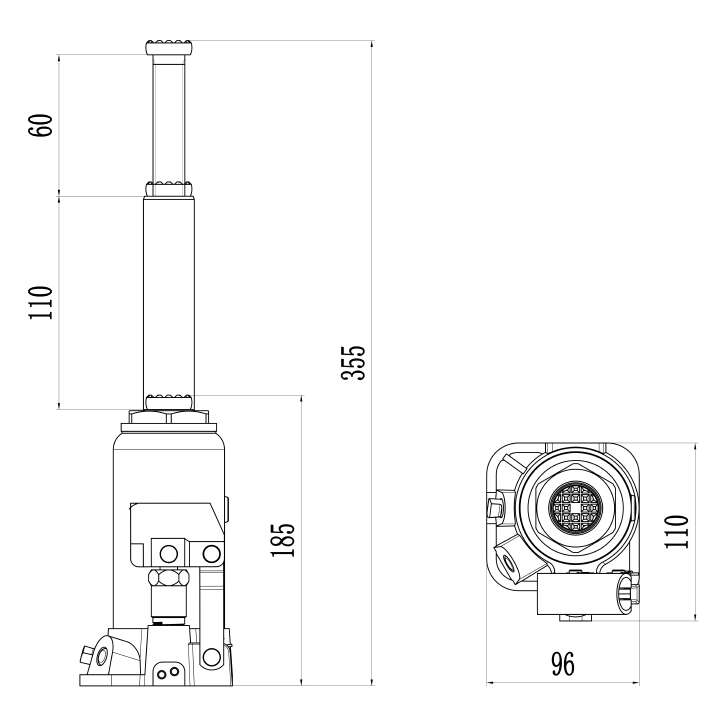 Güde Stempelwagenheber GSH